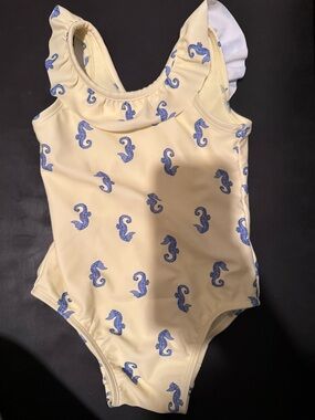 NWOT - baby gap seahorse swimsuit - 18-24 months